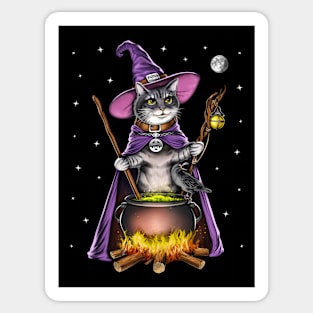 Cat Witch Sticker